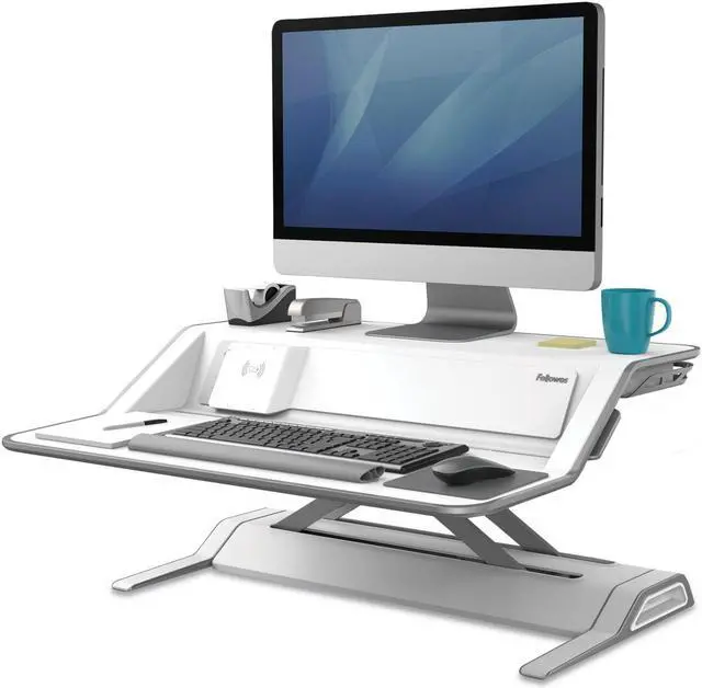 Alt view image 12 of 20 - FELLOWES 8080201 Lotus DX Sit Stand Workstation