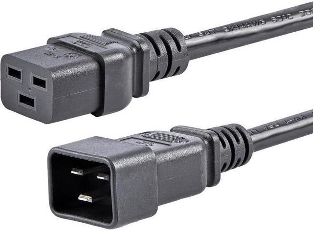Alt view image 4 of 4 - StarTech.com PXTC19C20146 6 ft. Computer power cord - C19 to C20, 14 AWG