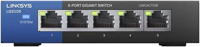 Alt view image 19 of 20 - LINKSYS LGS105 5-Port Business Desktop Gigabit Switch