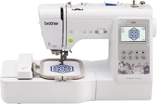 Alt view image 4 of 7 - Brother SE600 Computerized Combo Sewing & Embroidery Machine