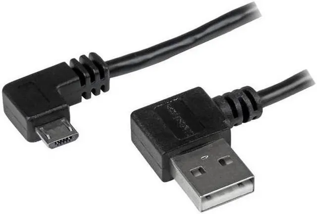 Main image of StarTech.com 1m 3 ft Micro-USB Cable with Right-Angled Connectors - M/M - USB A to Micro B Cable