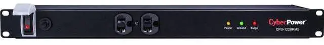 Alt view image 3 of 12 - CyberPower CPS1220RMS 15' 12 Outlets 1800 joule Surge Protector