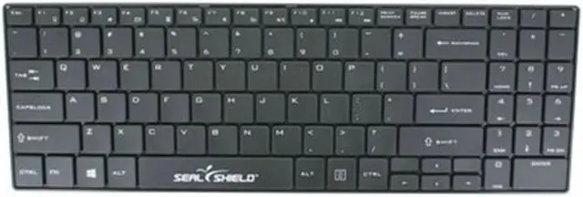 Alt view image 4 of 9 - Seal Shield Clean Wipe Waterproof Keyboard Wireless