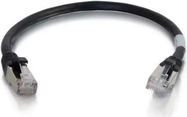 Main image of C2G 00817 C2G 10FT CAT6 SNAGLESS SHIELDED (STP) NETWORK PATCH CABLE - BLACK