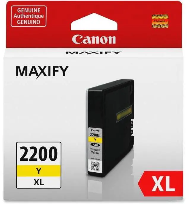 Alt view image 5 of 11 - PGI-2200XL YELLOW INK TANK FOR