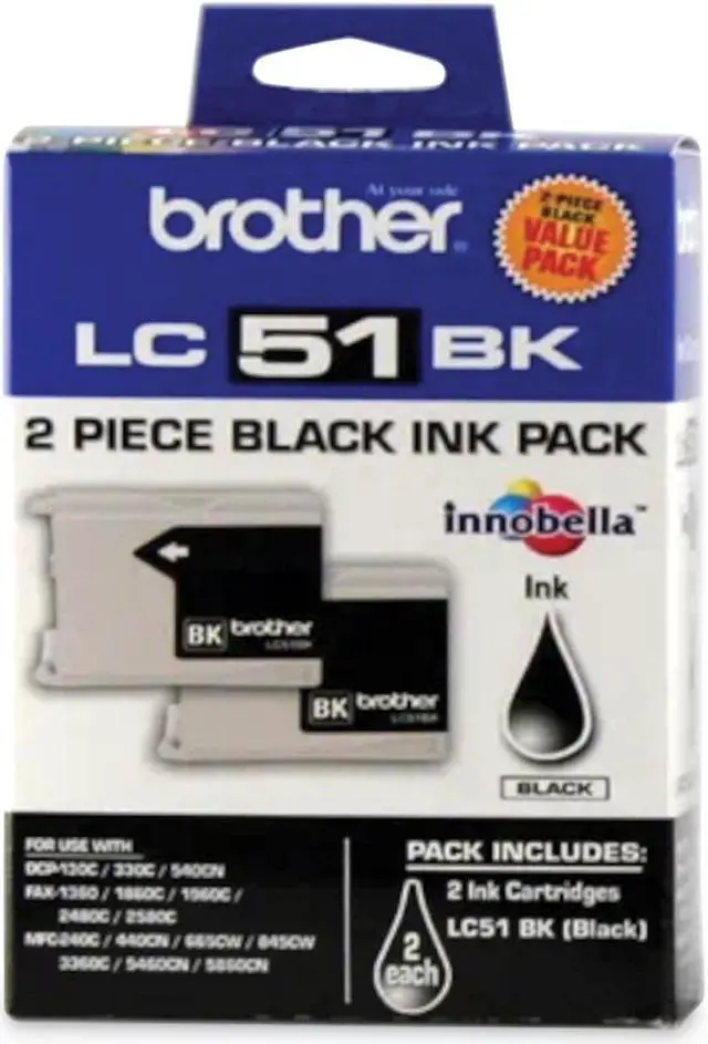 Alt view image 15 of 17 - Brother International Corporat Black Ink Cartridge-2 Pack