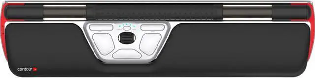 Alt view image 10 of 20 - Contour Design Contour RollerMouse RM-RED-WL Wireless Rollerbar Mouse Black