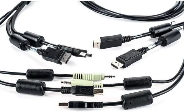 Alt view image 4 of 7 - Avocent keyboard / video / mouse / audio cable - 6 ft