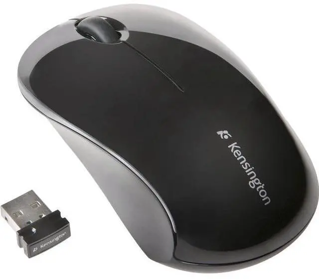 Alt view image 4 of 15 - Kensington K74532WW Black 3 Buttons USB Wireless Optical Mouse