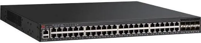 Alt view image 2 of 6 - Brocade ICX7250-48P Switch - L3 - Managed - 48 X 10/100/1000 (Poe+) + 8 X 1 Gigabit Ethernet Sfp+ - Rack-Mountable - Poe+ (720 W)