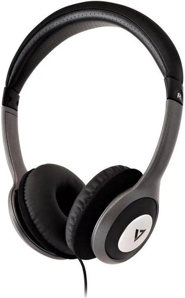 Alt view image 9 of 11 - V7 Deluxe Stereo Headphones with Volume Control (HA520-2NP)