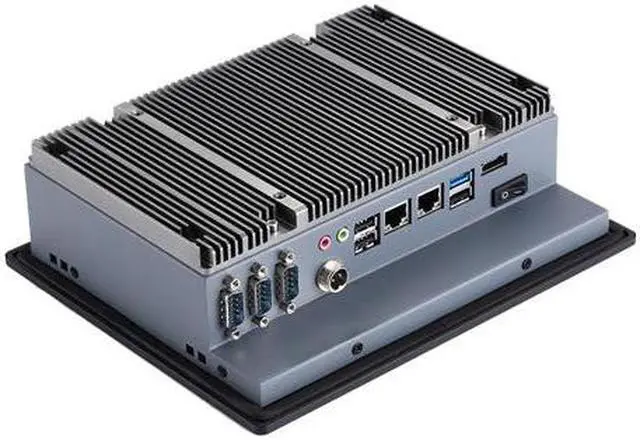 Alt view image 3 of 5 - 8 Inch LED Embedded Panel PC, Resistive Touch Screen, Front Panel IP65, J1900, HUNSN PW16, 1024 x 768, RS485/422, 2 x RS232, 9~28V, 2 x LAN, HDMI, Barebone, NO RAM, NO Storage, NO System