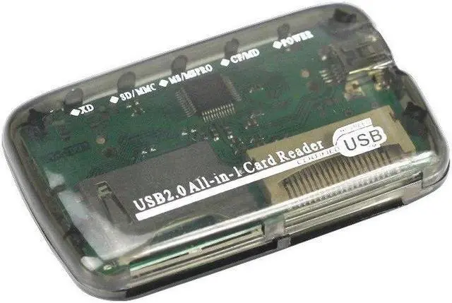 Alt view image 3 of 4 - ALL IN 1 USB MEMORY CARD READER WRITER SD CF MS MMC