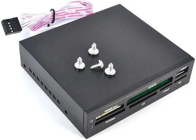 Alt view image 4 of 5 - Desktop Chassis Built-In Card Reader 3.5-Inch Multi-Function Card Reader