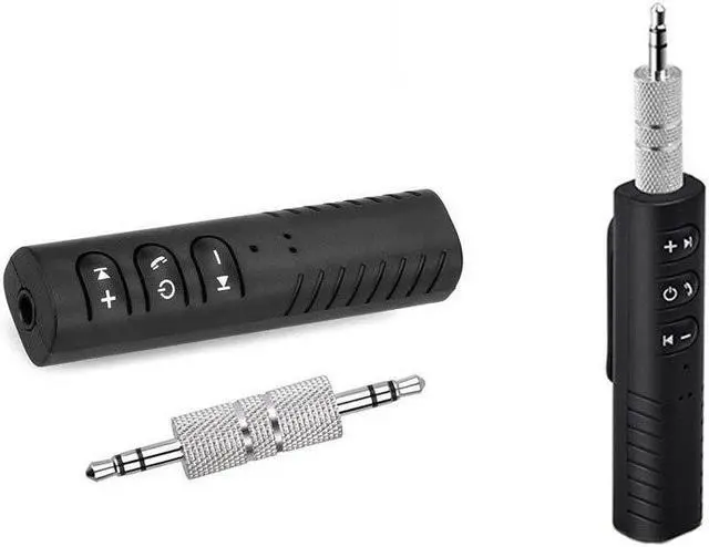 Alt view image 2 of 4 - Car Kit Universal 3.5mm jack Hands free Music Audio Receiver Adapter Auto AUX 3.5 Audio Kit for Bluetooth Car Speaker Headphone