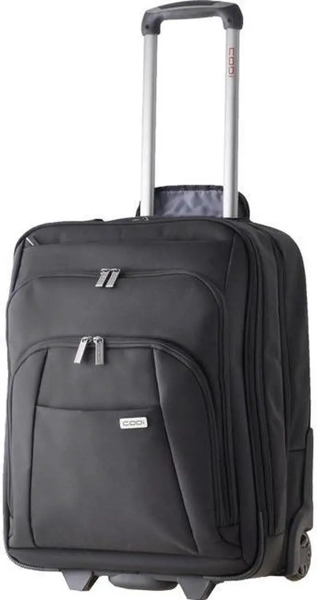 Alt view image 18 of 18 - Codi Mobile max Carrying Case (Roller) for 17.3" Travel Essential - Black - Nylon - 18.5" Height x 13.8" Width x 9" Depth