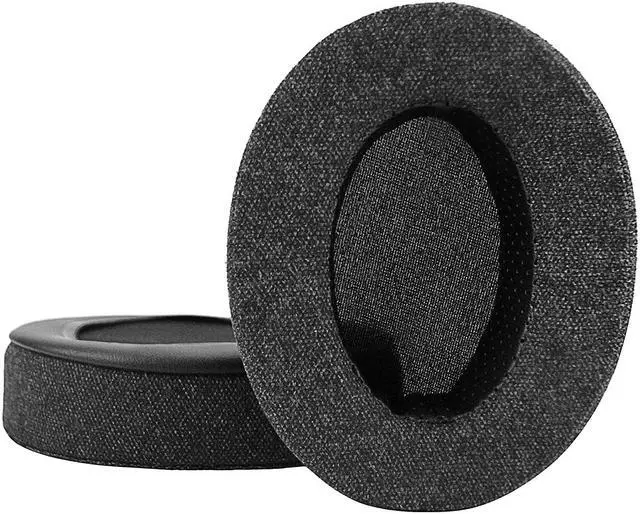 Alt view image 5 of 6 - Geekria Comfort Linen Replacement Ear Pads for Turtle Beach Stealth 600, 400, 500X, 700X, 420X, Ear Force XO SEVEN, XP500, PX5, PX4, X42 Gaming Headphones Earpads, Headset Ear Cushion (Black)