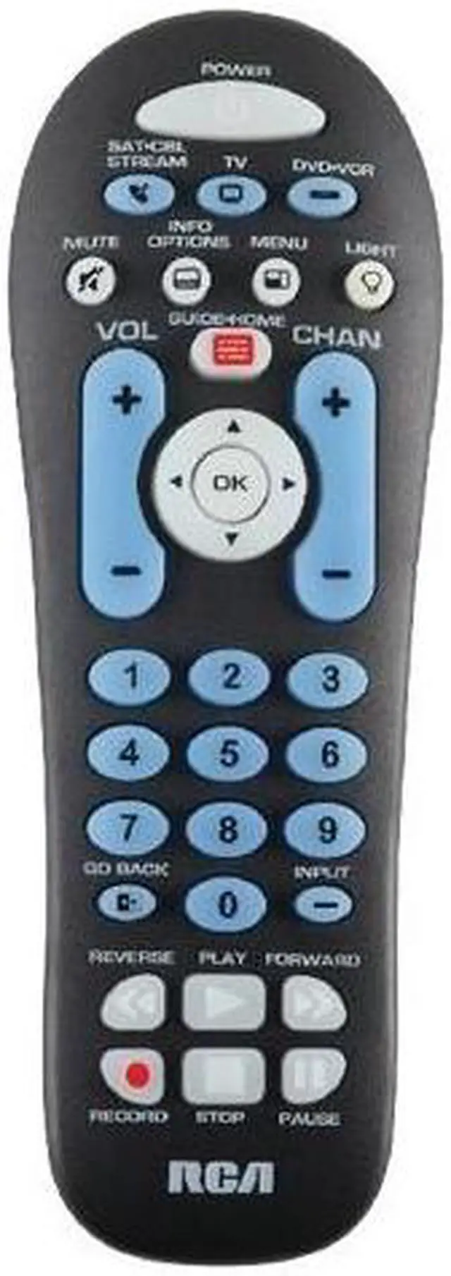 Alt view image 3 of 11 - RCA RCR313BR Universal 3 Device Remote Control