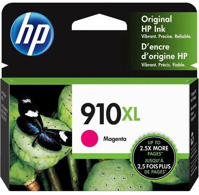 Main image of HP 910XL High Yield Magenta Original Ink Cartridge, ~825 pages, 3YL63AN#140