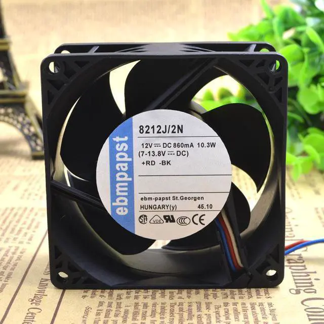 Alt view image 4 of 4 - For original 8212J/2N EBMPAPST 12V 10.3W Germany imported high-end cooling fan