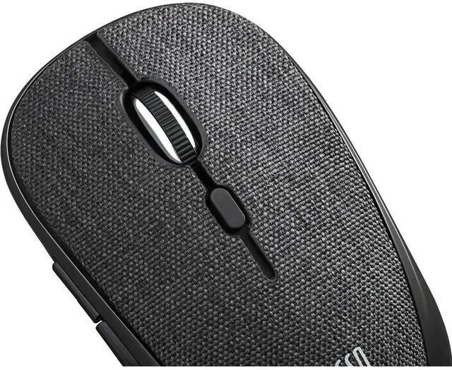 Alt view image 5 of 13 - ADESSO INC. iMouseS80B Wireless Optical Fabric Mouse