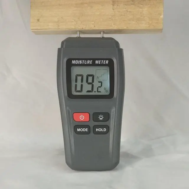 Alt view image 4 of 5 - MT-15 Large-Screen LCD Digital Wood Humidity Meter Wood Moisture Tester Moisture Meter Range 0~99.9% & Backlight