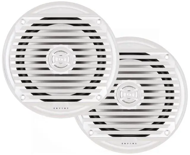 Alt view image 8 of 8 - Jensen MS6007WR 6.5 coaxial Marine Speakers, 60 Watts, White, Sold as Pair