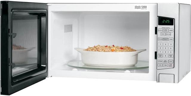 Alt view image 3 of 3 - GE Profile JES2251SJ 2.2 Cu. Ft. Stainless Counter Top Microwave Oven
