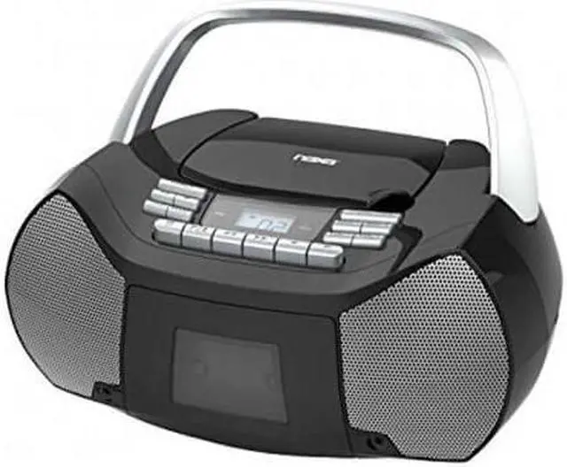 Alt view image 2 of 8 - NAXA(R) NPB-268 Portable CD/Cassette Boom Box