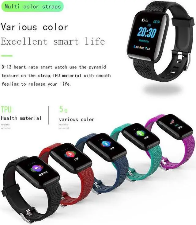 Alt view image 3 of 6 - Sport Smart Watch Men Waterproof Smartwatch Women Blood Pressure Heart Rate Monitor Health Fitness Tracker Watch For Android IOS