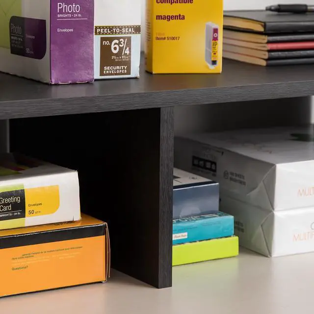 Alt view image 4 of 4 - IRIS 1 Tier Large Multi-Purpose Organiser Shelf, Black