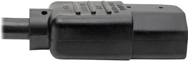 Alt view image 8 of 14 - Tripp Lite Model P006-003-HG10 3 ft. HospHospital-Grade Computer Power Cord, 10A, 18 AWG (NEMA 5-15P to IEC-320-C13)