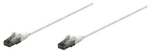 Alt view image 4 of 4 - INTELLINET 342025 100' CAT6 UTP Patch Cbl White