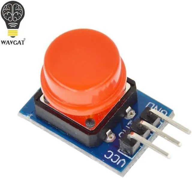 Alt view image 5 of 5 - 5PCS 12X12MM Big key module Big button module Light touch switch module with hat High level output