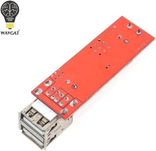 Alt view image 6 of 6 - Dual USB Output DC-DC Step Down Buck Power Module 9V/12V/24V/36V to 5V USB 3A for Vehicle Charger LM2596