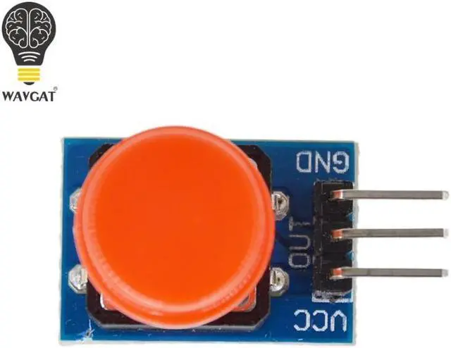 Alt view image 4 of 5 - 5PCS 12X12MM Big key module Big button module Light touch switch module with hat High level output