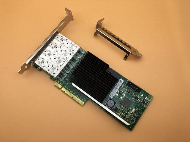 Main image of 4 Port SFP+ 10G PCIE X8 LC Fiber Ethernet Converged Network Adapter NIC X710-DA4