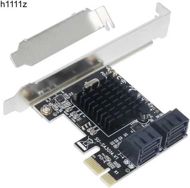 Main image of Marvell 88SE9215 PCIE to SATA Card PCI-E Adapter PCI Express to SATA3.0 Expansion Card 4Port SATA III 6G for SSD HDD IPFS Mining