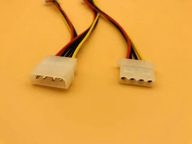 Alt view image 4 of 6 - 4Pin Power Cable One 4Pin Molex Male to 3 Port Molex IDE Female Power Supply Splitter Adapter Computer 4Pin IDE Power Cord