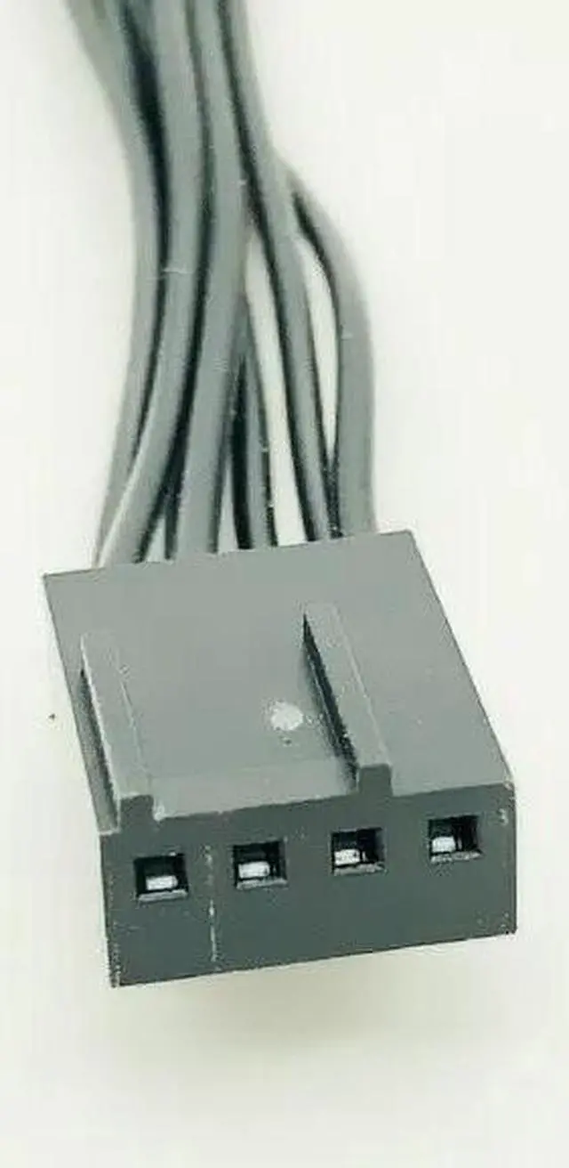 Alt view image 6 of 6 - 4Pin Fan PWM Cable 1 to 2 way 4 Pin 3Pin Power Supply Extension Cable 4P Cooler Port Multiplier Female to Male Cooling Fan Cable