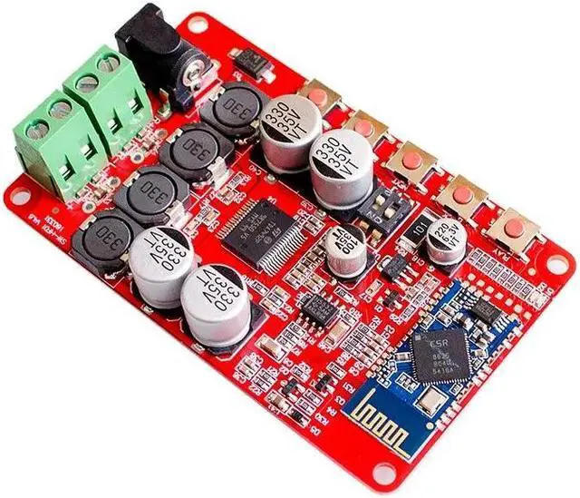 Alt view image 2 of 6 - Wireless Bluetooth 4.0 Audio Receiver Digital TDA7492P 50W+50W Amplifier Board