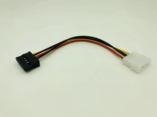 Alt view image 2 of 6 - IDE to Serial ATA SATA HDD Hard Drive Power Adapter Cable SATA Power Cable Cord 15Pin SATA to 4Pin IDE Power for BTC Mining