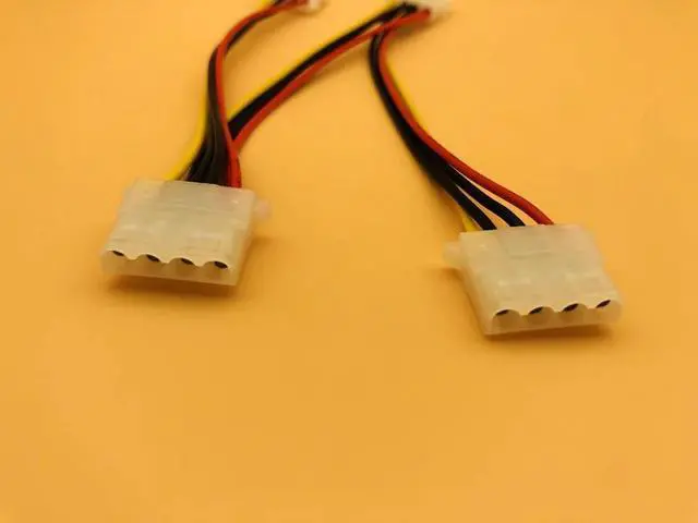 Alt view image 5 of 6 - 4Pin Power Cable One 4Pin Molex Male to 3 Port Molex IDE Female Power Supply Splitter Adapter Computer 4Pin IDE Power Cord