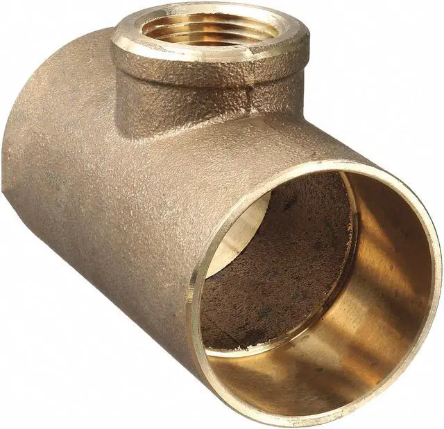 Alt view image 2 of 2 - NIBCO 712R-LF 2X2X3/4 Reducing Tee,Low-Lead Cast Bronze
