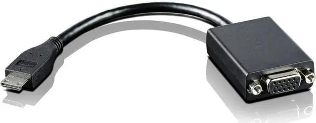 Alt view image 4 of 7 - Lenovo ThinkPad Mini HDMI to VGA Monitor Adapter