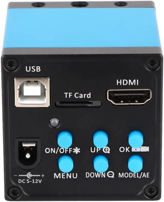 Alt view image 5 of 7 - 14MP 720P HDMI USB Industry Microscope Camera TF Card Video Recorder Camera 100-240V for Microelectronics Machinery
