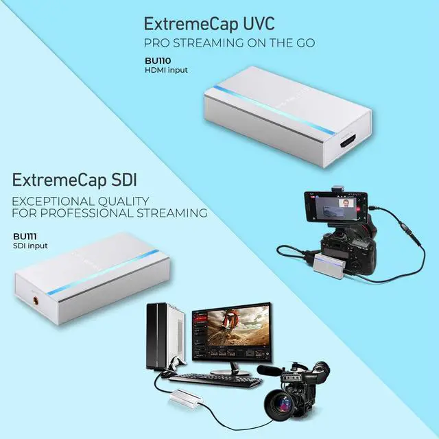 Alt view image 5 of 20 - Avermedia BU110 ExtremeCap UVC HDMI to USB 3.0 converter
