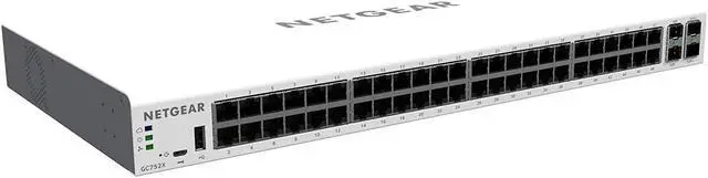 Alt view image 3 of 8 - NETGEAR 52-Port Gigabit Ethernet Insight Managed Smart Cloud Switch (GC752X) - with 2 x 1G SFP and 2 x 10G SFP+, Desktop/Rackmount
