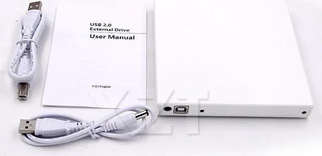 Main image of AT RW Burner Writer External Optical Drives DVD ROM Player for Laptop Computer pc, Windows7/8 USB 2.0 DVD Drive Combo CD