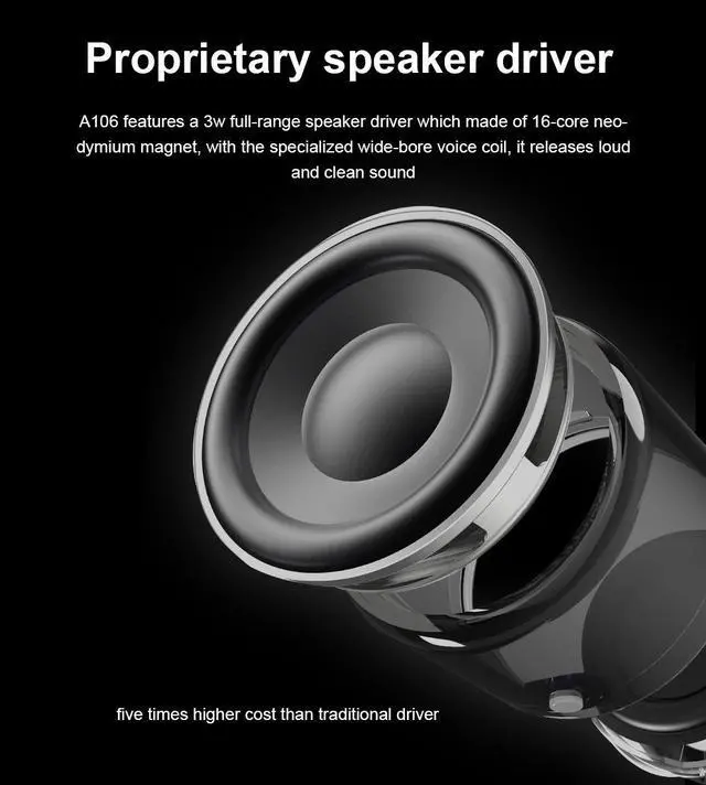 Alt view image 6 of 7 - Super-mini Waterproof Bluetooth Speaker 2018 Japan Best Sound/Bass Quality Portable Shower/Indoor/Outdoor Speaker Bluetooth 5.0 (Silver)
